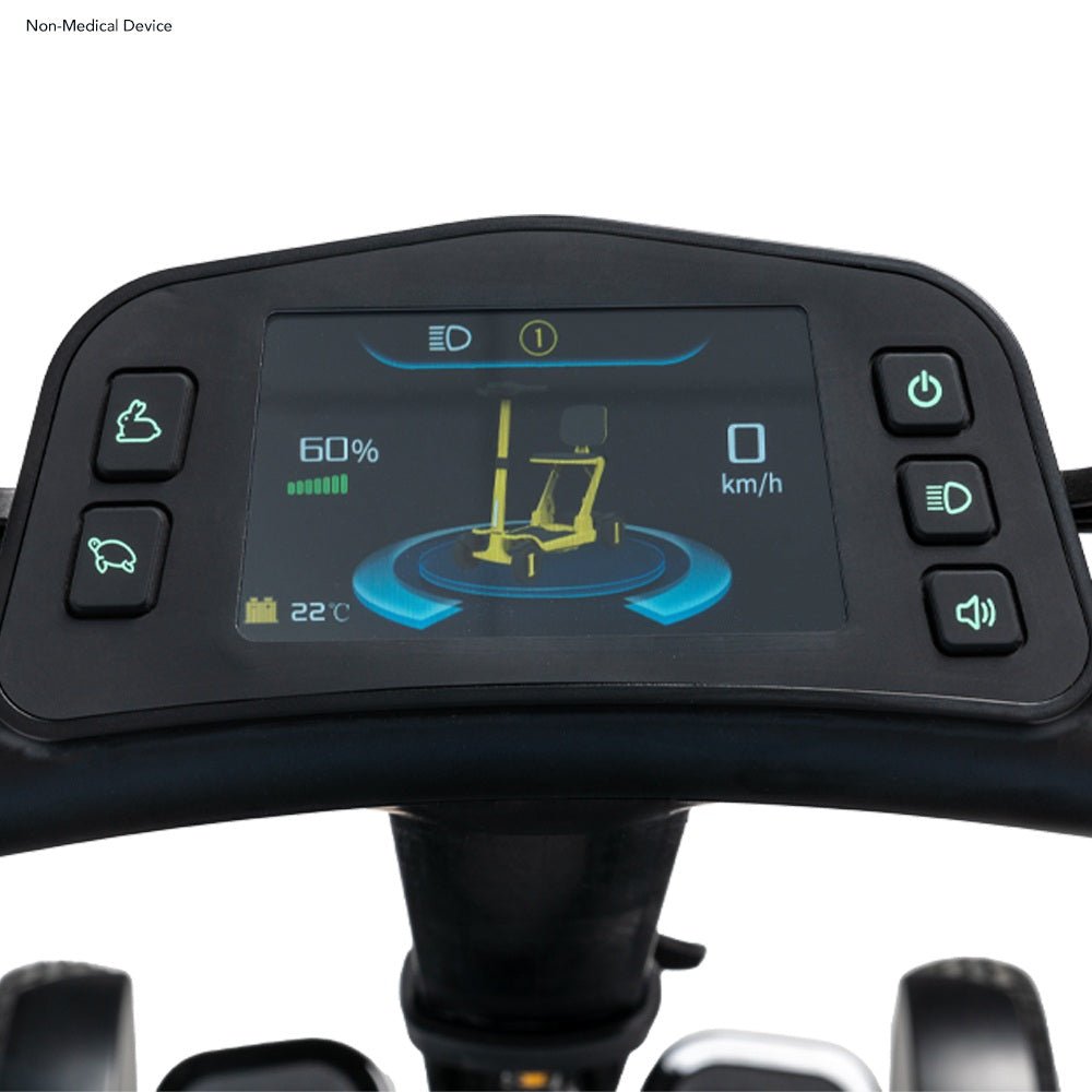 Pride Go Go Carbon Travel Mobility Foldable 4 Wheel Scooter - Okotoks HC Pharmacy