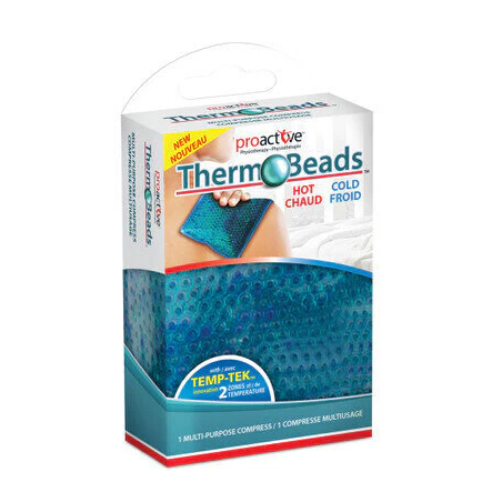 Box of ProActive Therm-O-Beads Multi-Purpose Compress product on a white background - okotoks hc pharmacy