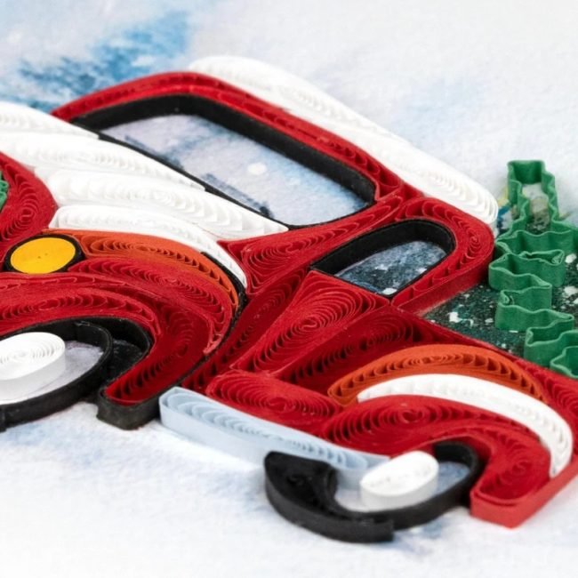 Colorful 3D paper model of a car on a white background - okotoks hc pharmacy