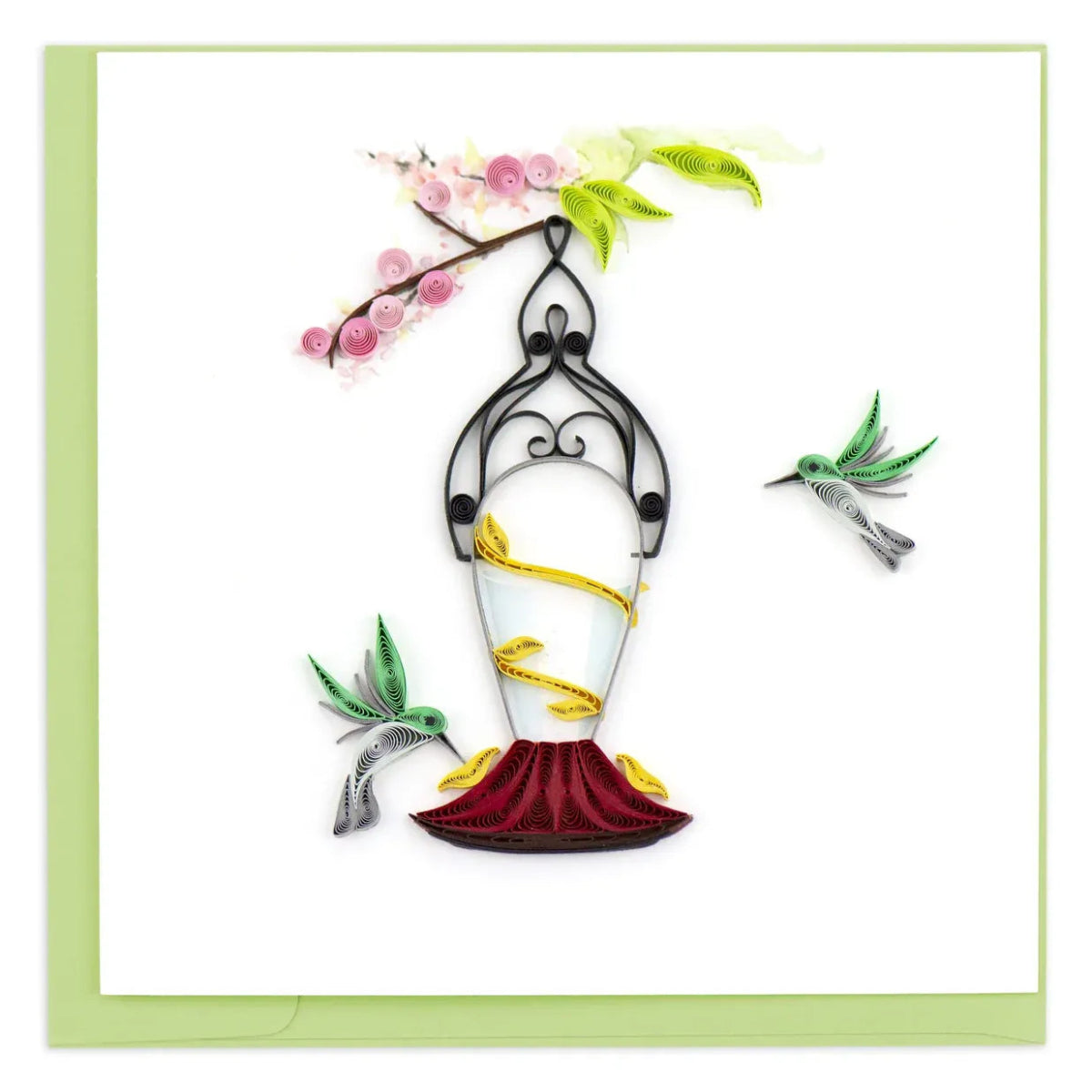 Decorative wall art with a hummingbirds design, flowers, and a bird feeder on a white background. - okotoks hc pharmacy
