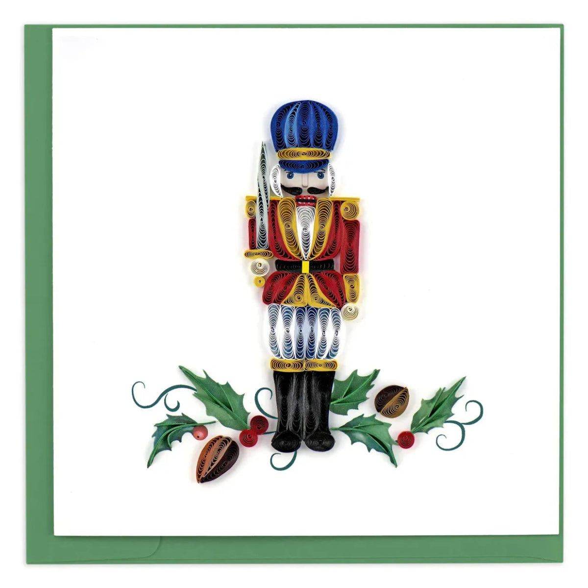 Quilled Nutcracker Christmas Card - okotoks hc pharmacy