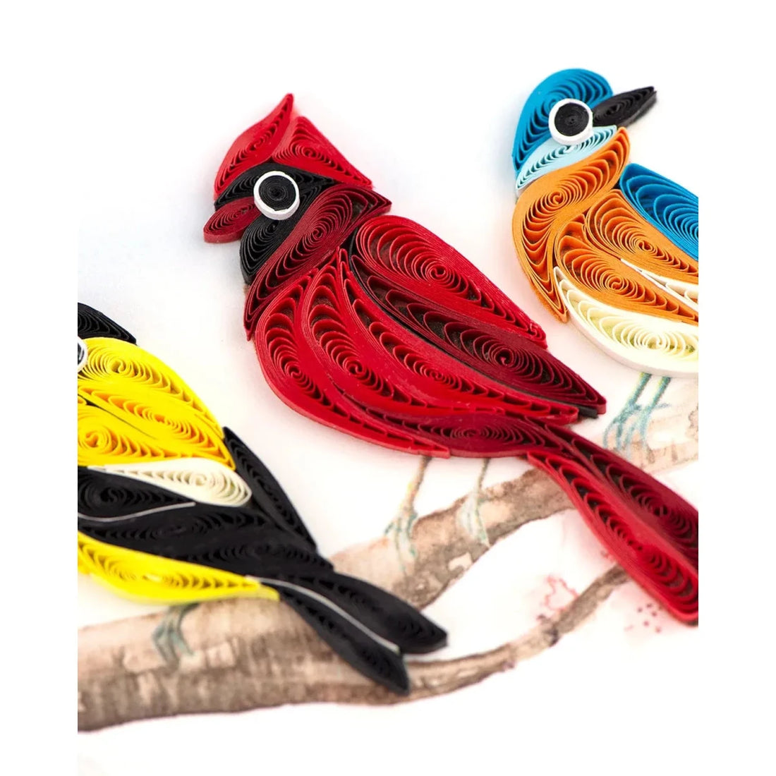 Quilled Songbirds Greeting Card - okotoks hc pharmacy