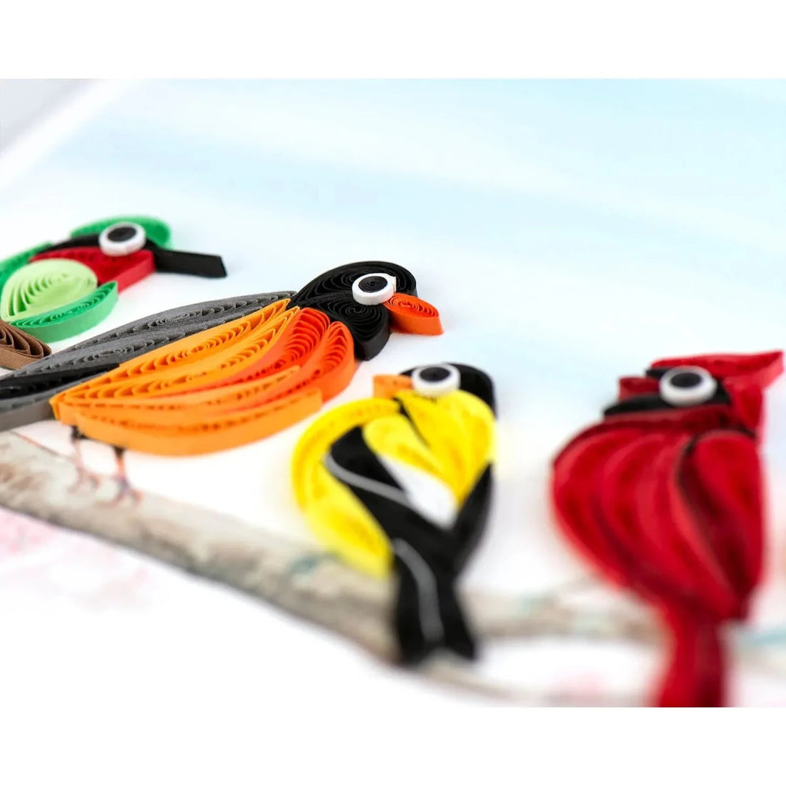 Quilled Songbirds Greeting Card - okotoks hc pharmacy