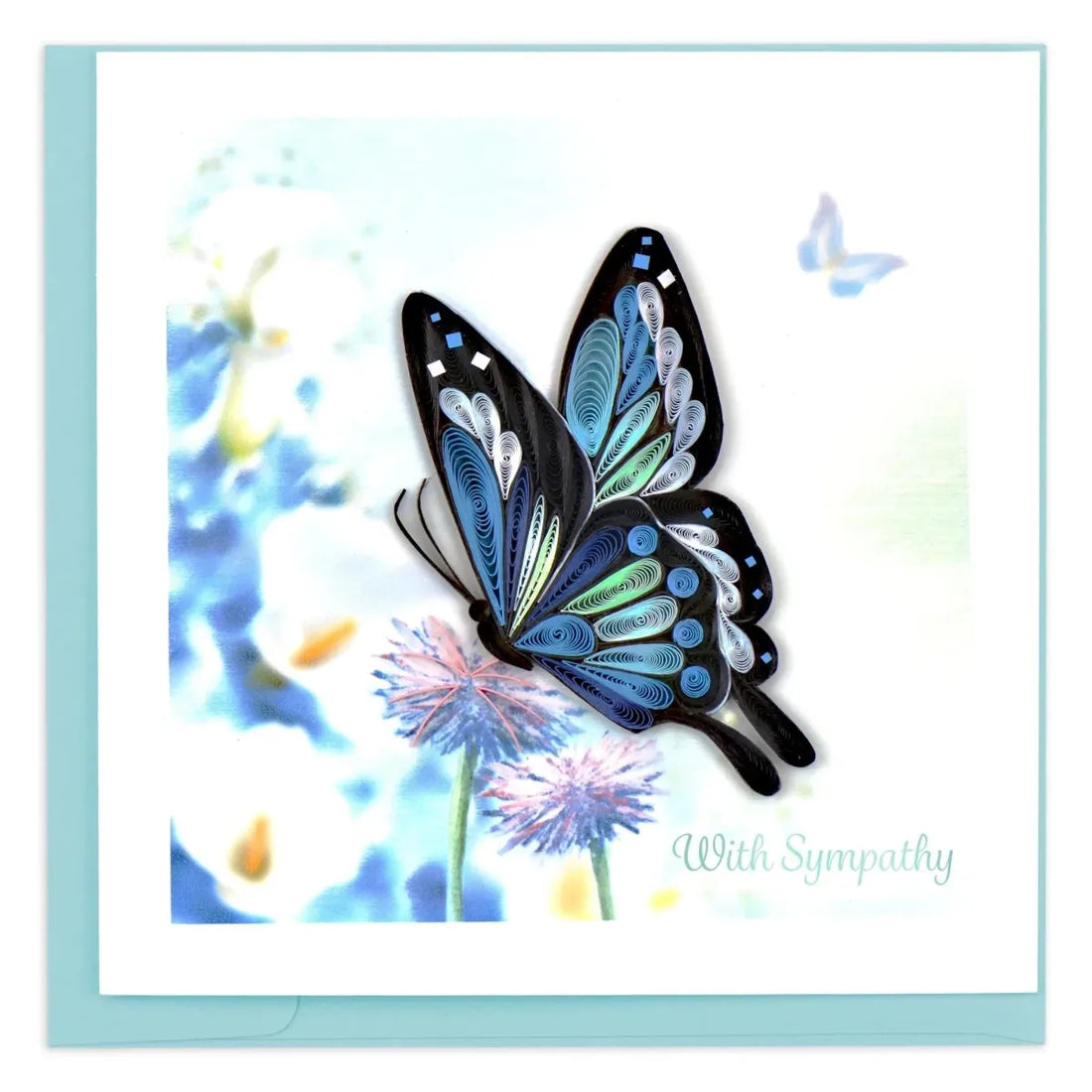 Quilled Sympathy Butterfly Greeting Card - okotoks hc pharmacy