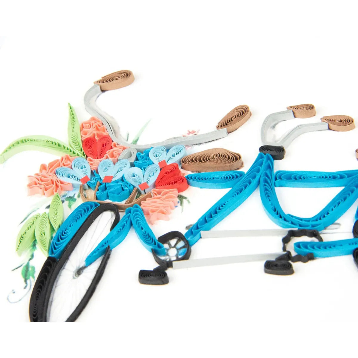 colorful bicycle on a white background with floral decorations. - okotoks hc pharmacy