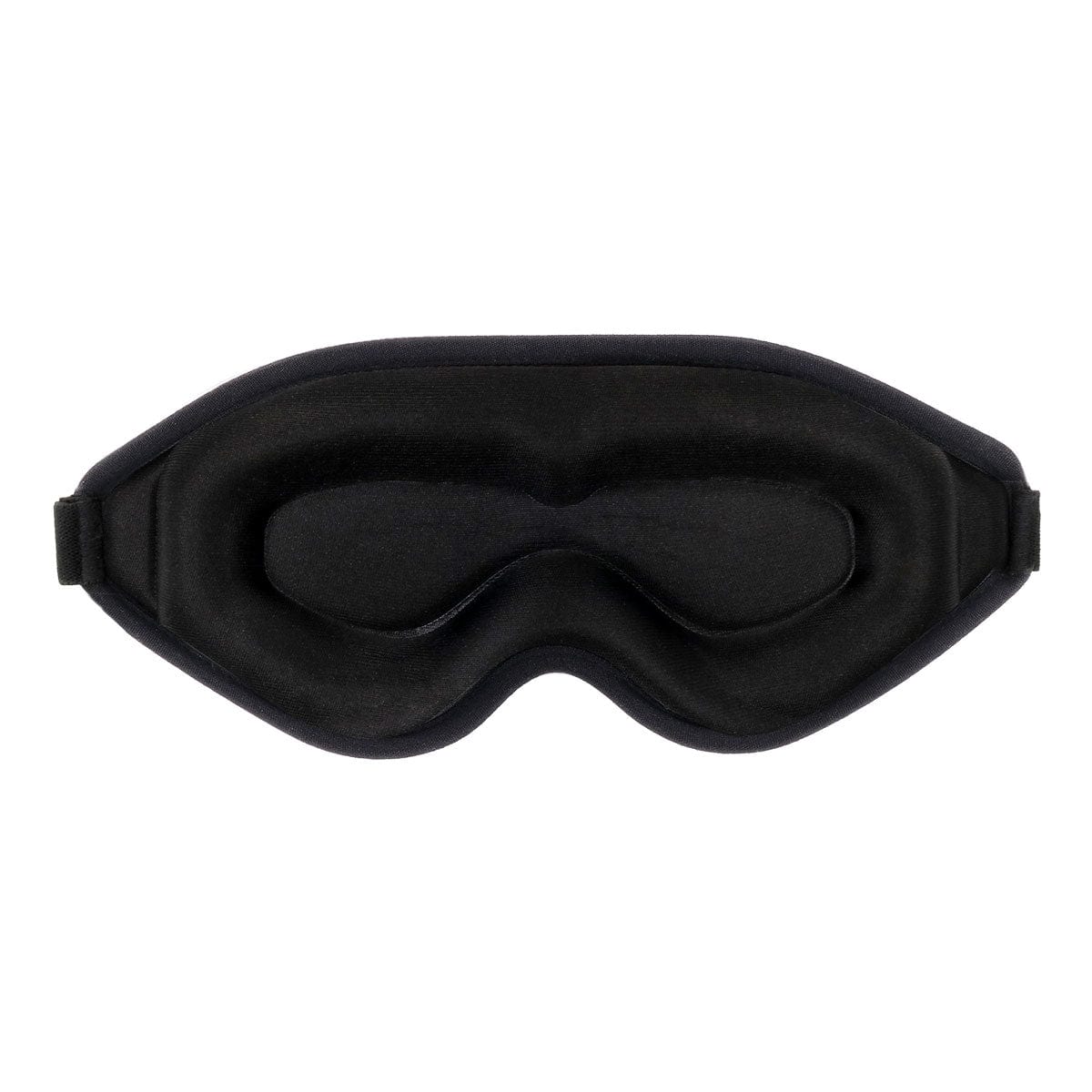 Black sleep mask on a white background - okotoks hc pharmacy