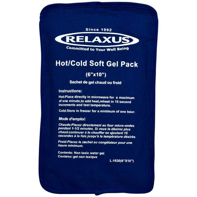 Relaxus hot cold soft gel pack 6x10 - Okotoks HC Pharmacy