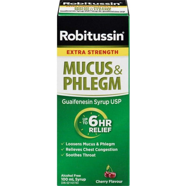 Robitussin Extra Strength Mucus & Phlegm 100ML - #shop_name