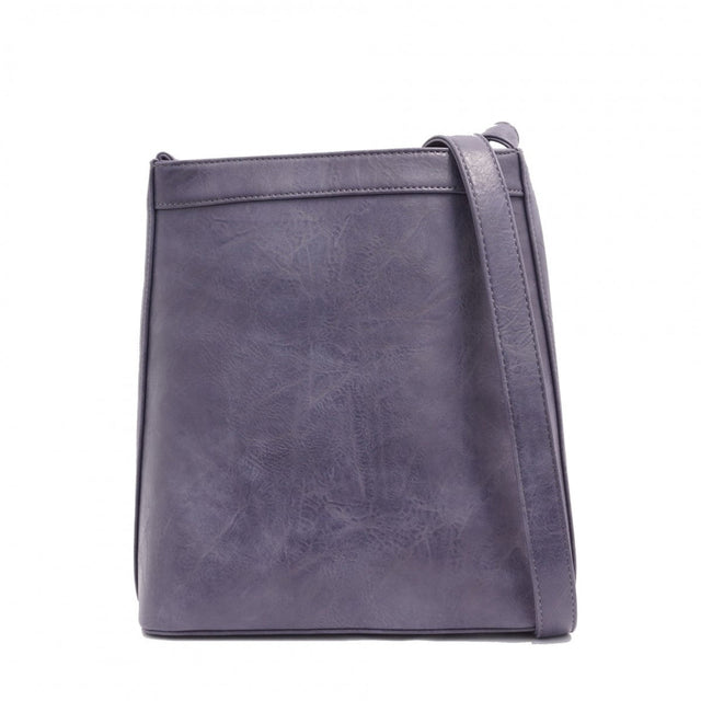 Purple leather crossbody bag on a white background - okotoks hc pharmacy
