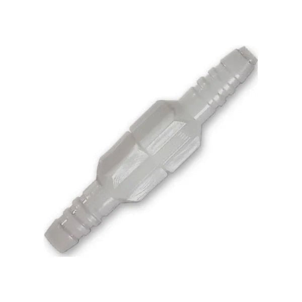 Gray plastic fitting on a white background - okotoks hc pharmacy