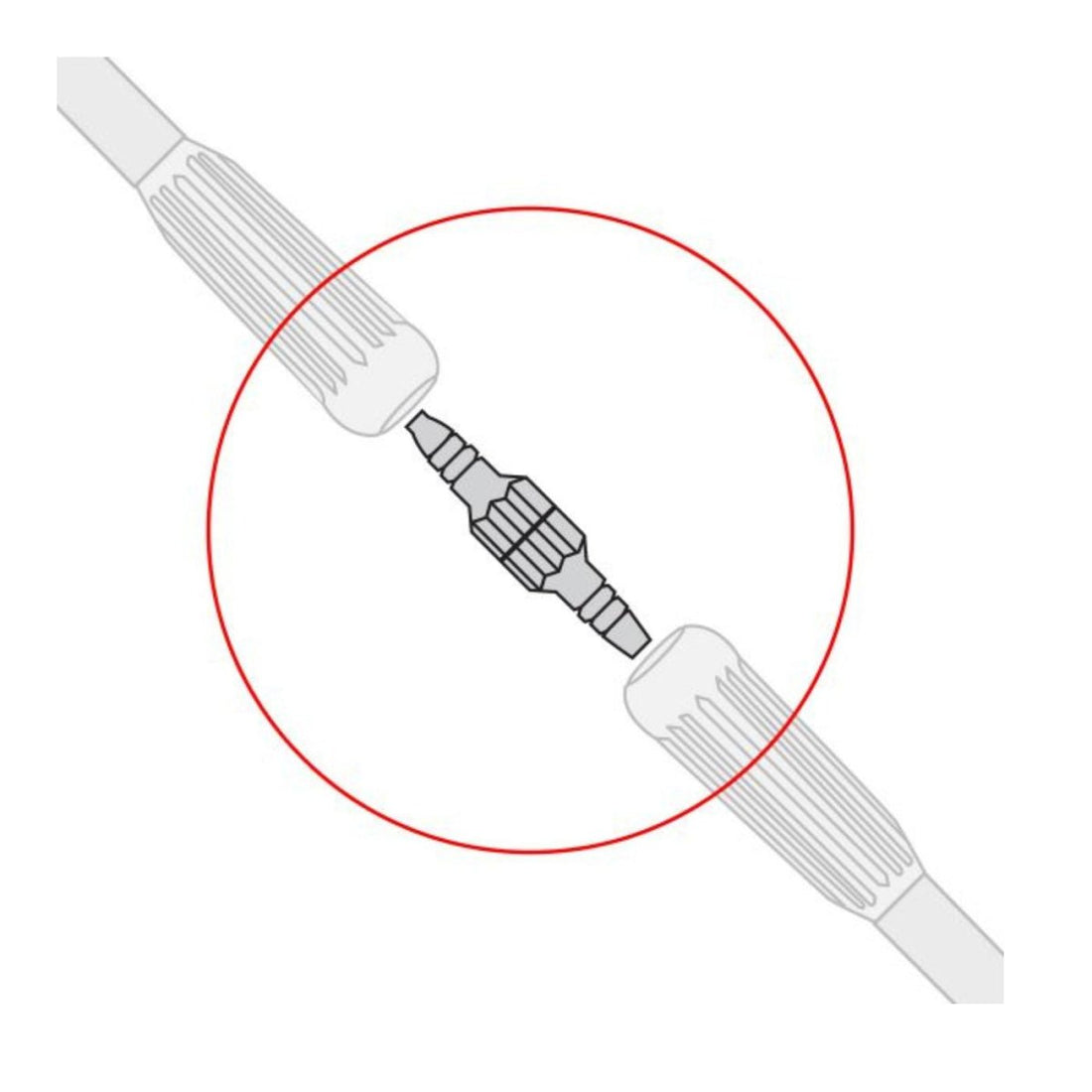Salter Labs Oxygen Tubing Swivel Connector - 1220-0 - okotoks hc pharmacy