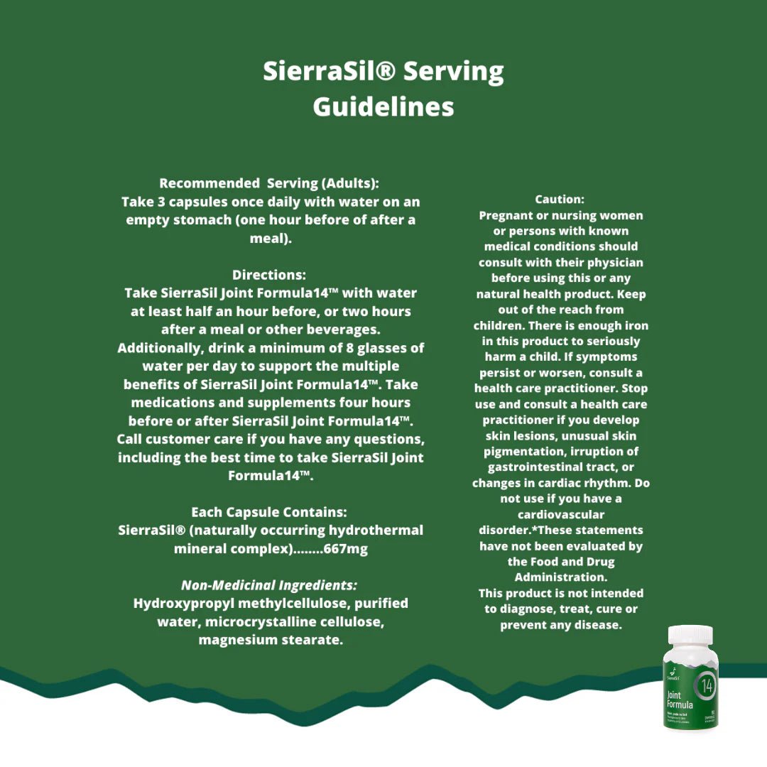 SierraSil Joint Formula 14 Capsules - okotoks hc pharmacy