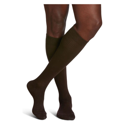 Sigvaris Mens Casual Cotton Knee High Compression 15 - 20mmHg - #shop_name