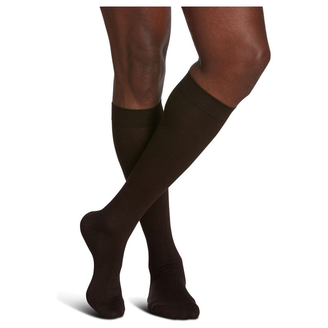 Sigvaris Mens Sea Island Cotton Knee High compression 15 - 20mmHg - #shop_name