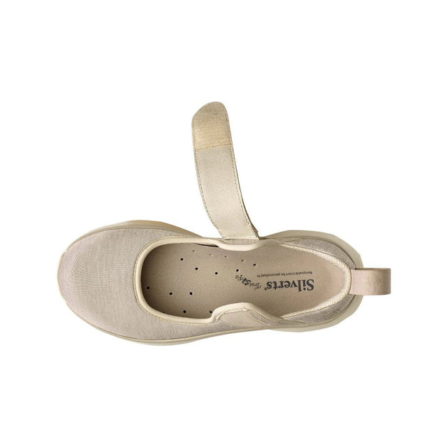 Beige sandal with a strap on a white background - okotoks hc pharmacy