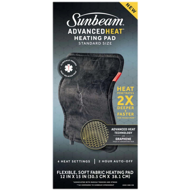 Sunbeam AdvancedHeat Heating Pad Standard Size - Okotoks HC Pharmacy