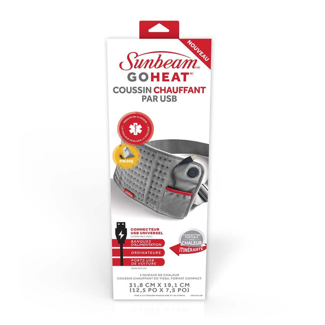 Sunbeam GoHeat USB Powered Heating Pad - Okotoks HC Pharmacy