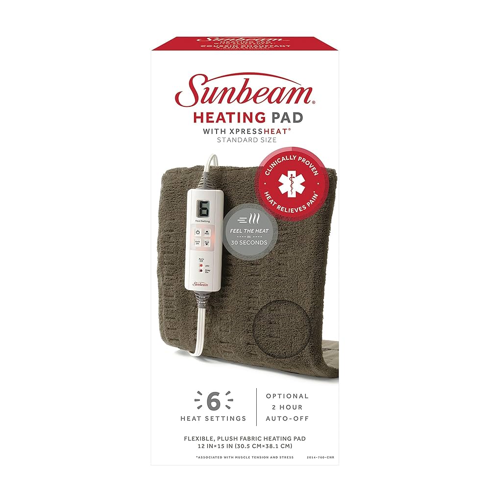 Sunbeam Heating Pad with XpressHeat standard size - Okotoks HC Pharmacy