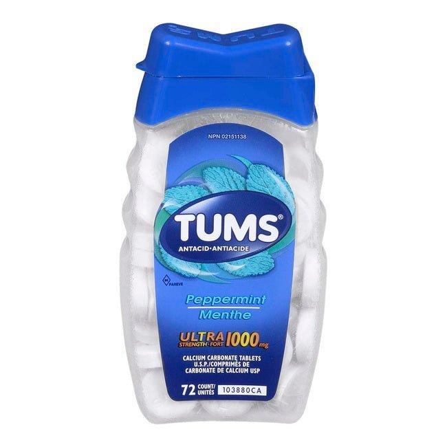 Tums Ultra 1000MG Peppermint TB 72 - #shop_name