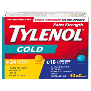 Tylenol Cold Extra Strength Day + Night 24 + 16 - Okotoks HC Pharmacy