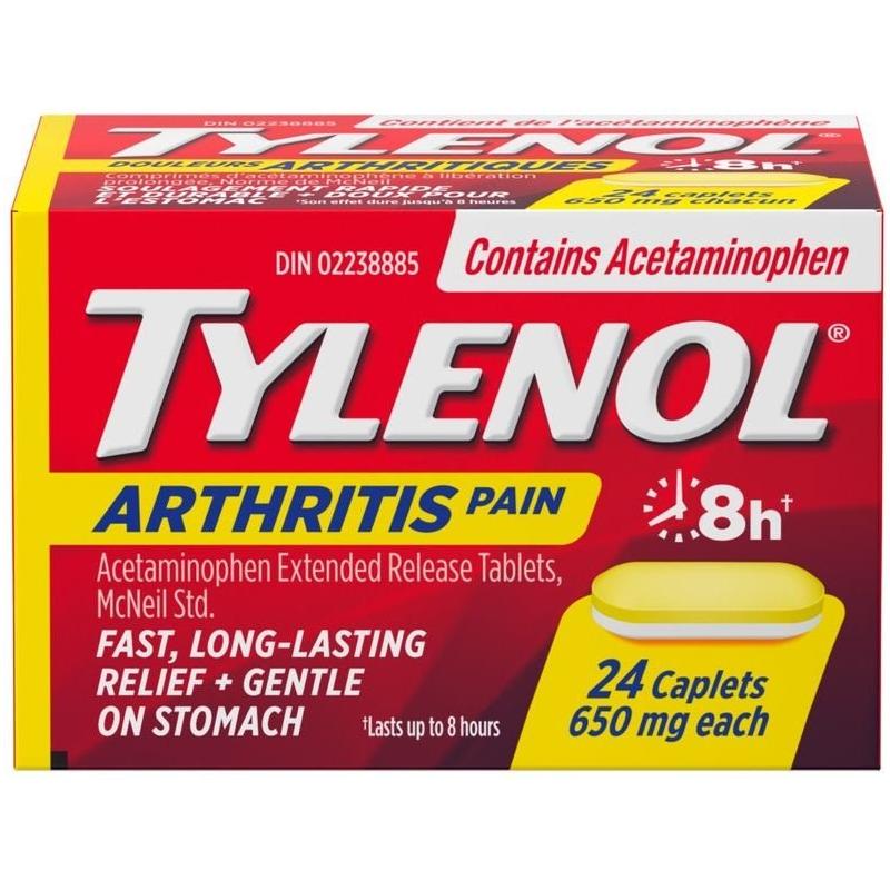 Tylenol Arthritis Pain Caplets 650mg 24 Count - #shop_name