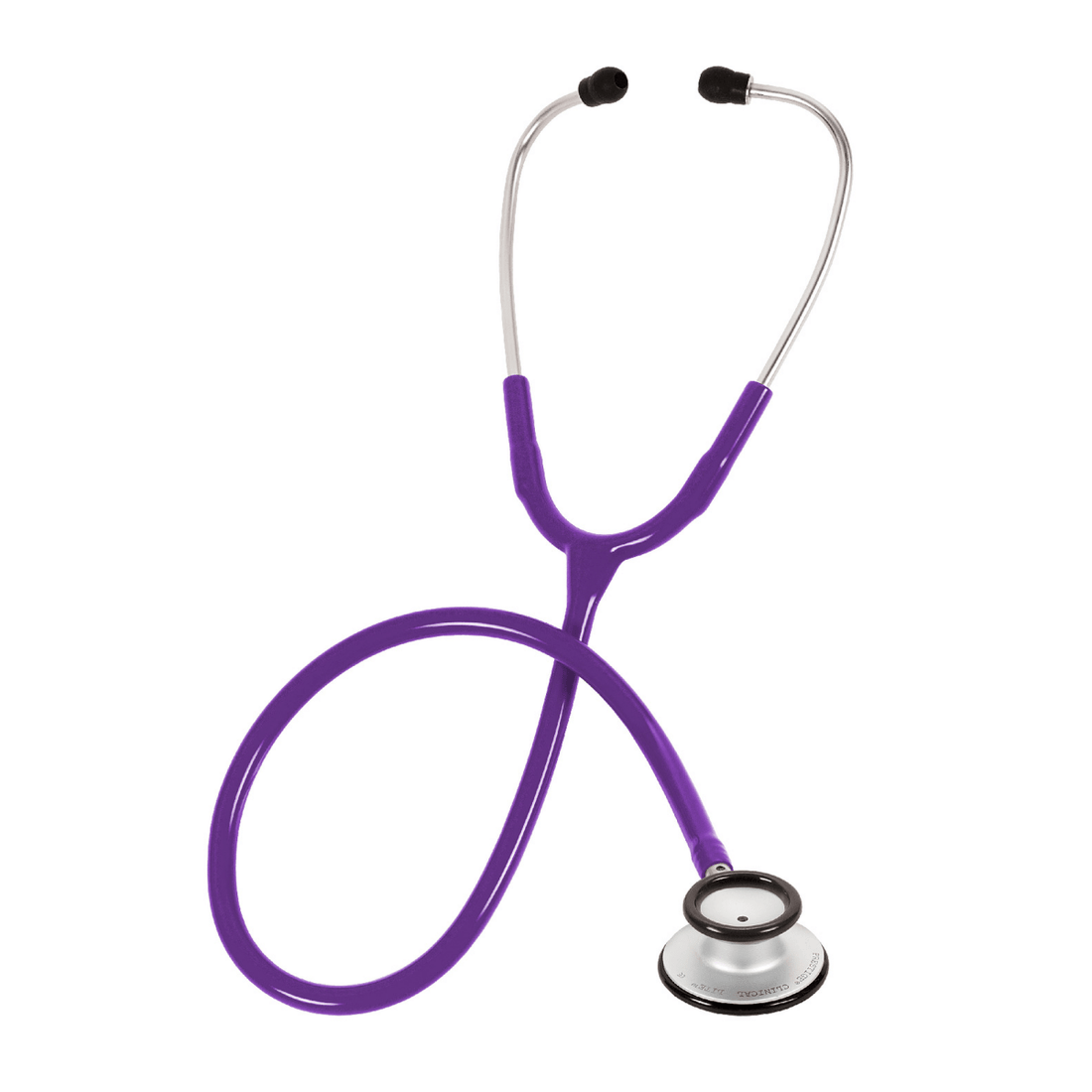 Purple stethoscope on a white background - okotoks hc pharmacy
