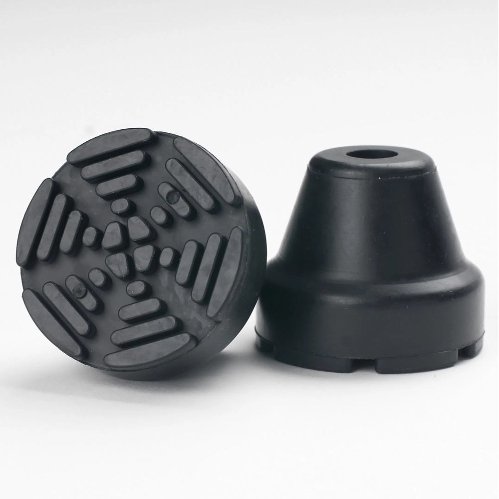 Two black rubber tips on a white background - okotoks hc pharmacy