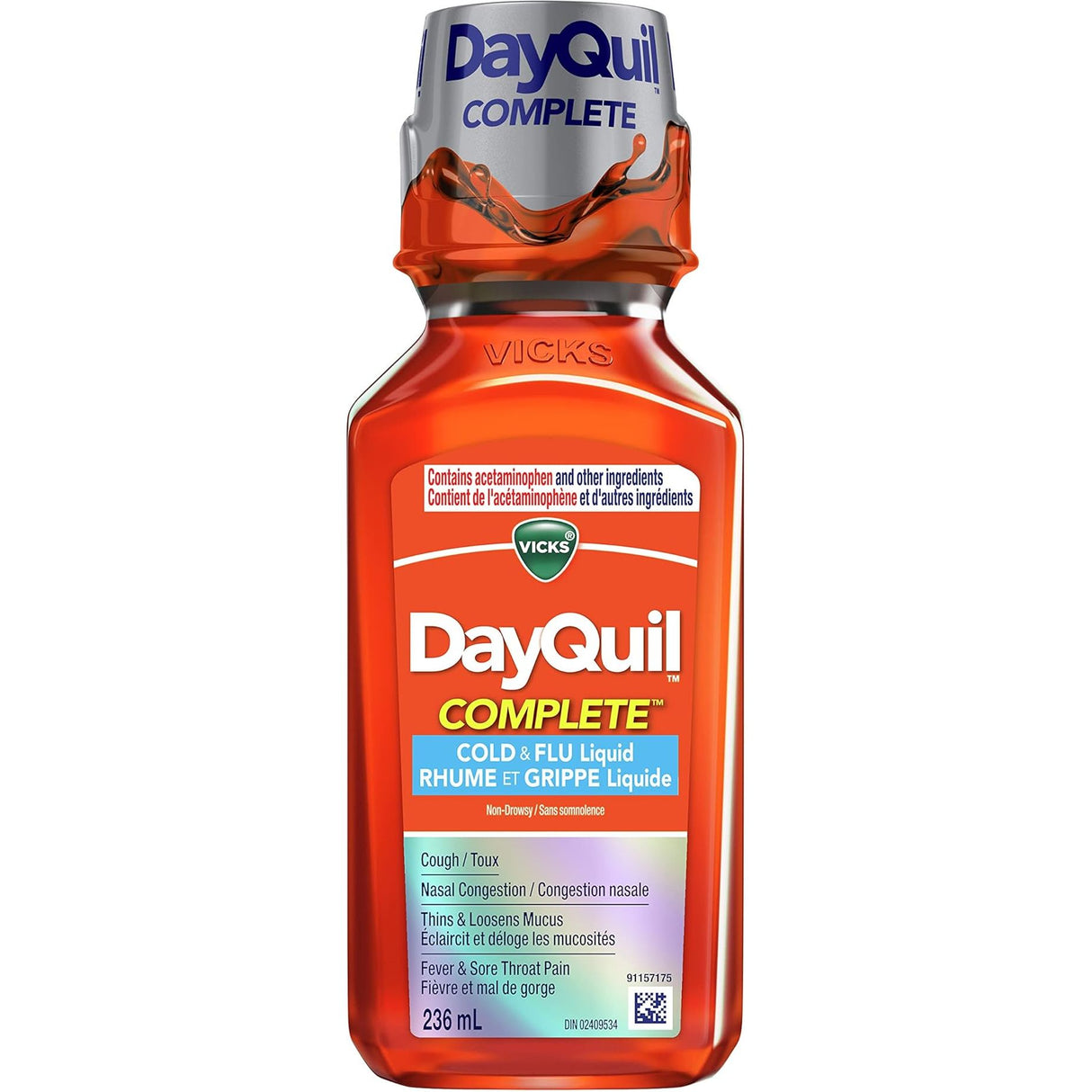 Vicks Dayquil Complete Cold & Flu 236ML - #shop_name