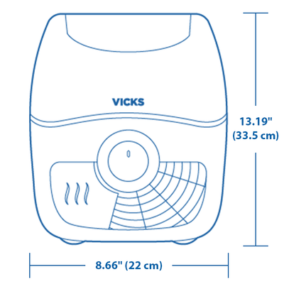 Vicks filtered cool mist humidifier - Okotoks HC Pharmacy