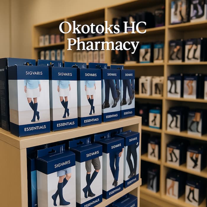 🧦 Compression Therapy – From Travel Support to Medical Necessity - Okotoks HC Pharmacy