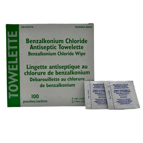Benzalkonium Chloride Antiseptic Towelette - okotoks hc pharmacy