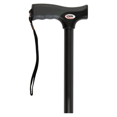 SOFT GRIP FOLDING CANE BLACK - #shop_name