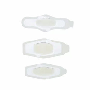 Three white hexagonal bandages on a white background - okotoks hc pharmacy