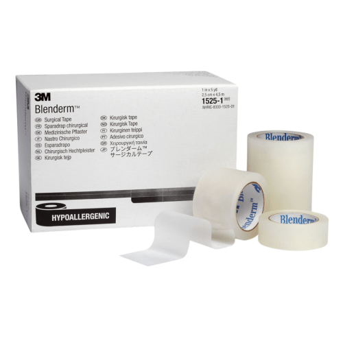 3M Blenderm surgical tape with packaging on a white background - okotoks hc pharmacy
