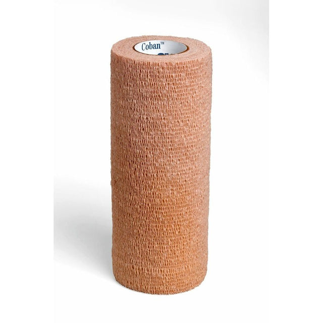 Roll of Cohesive Bandage with 'Coban' branding on a white background - okotoks hc pharmacy