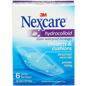 Nexcare hydrocolloid bandages packaging with 3M logo on a white background - okotoks hc pharmacy