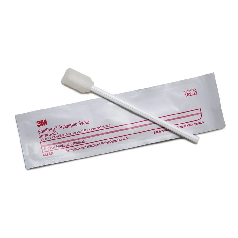 Antiseptic swab with packaging on a white background - okotoks hc pharmacy
