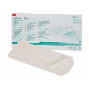Tegaderm film with packaging on a white background - okotoks hc pharmacy