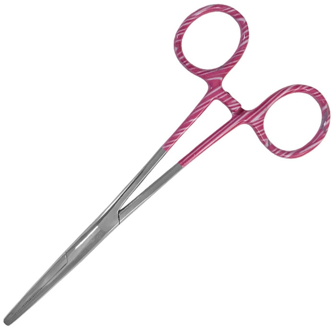 Pair of scissors with pink handles on a white background - okotoks hc pharmacy