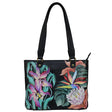 Handbag with tropical floral design on a white background - okotoks hc pharmacy