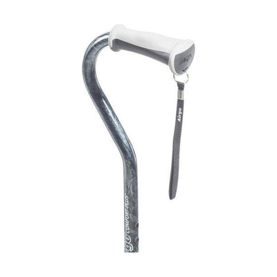 AIRGO OFFSET CANE GRAPHITE WITH GREY HANDLE - #shop_name