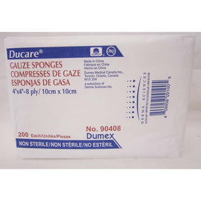 Ducare Woven Gauze Sponge 4"x4", 8 - Ply, Non - Sterile - #shop_name