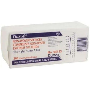 Dusoft Non - Woven 4ply Sponge 3x3in 200pk - #shop_name