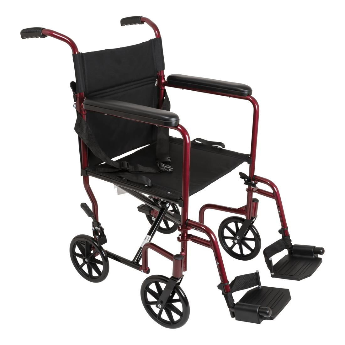 TRANSPORT CHAIR 19" BURGUNDY - #shop_name
