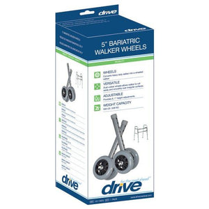 DRIVE WALKER WHEELS BARIATRIC 5" - #shop_name