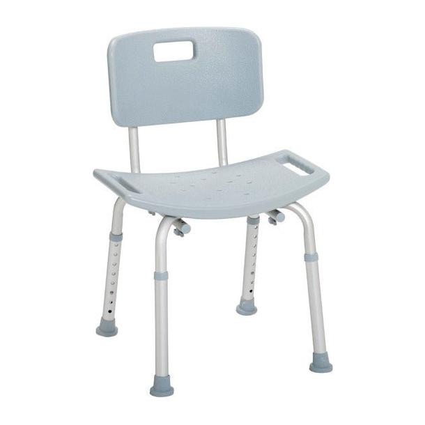 DRIVE DELUXE SHOWER CHAIR W/ BACK GRAY - #shop_name