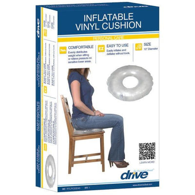 DRIVE INFLATABLE INVALID CUSHION 13" VINYL - #shop_name