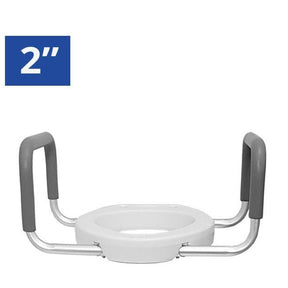 Mobb Raised Toilet Seat with Arms 2" - #shop_name