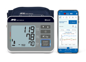 A&D Medical Precision Check Bluetooth Blood Pressure Monitor UA-810CNBLE - okotoks hc pharmacy