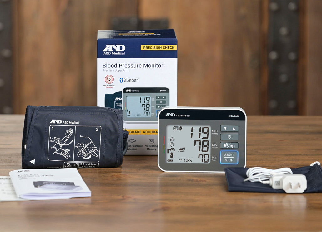 A&D Medical Precision Check BP Monitor UA-810CNBLE - okotoks hc pharmacy